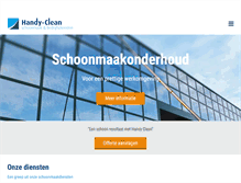 Tablet Screenshot of handyclean.nl